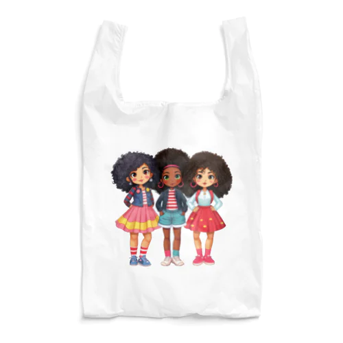 アフロちゃんthree Reusable Bag