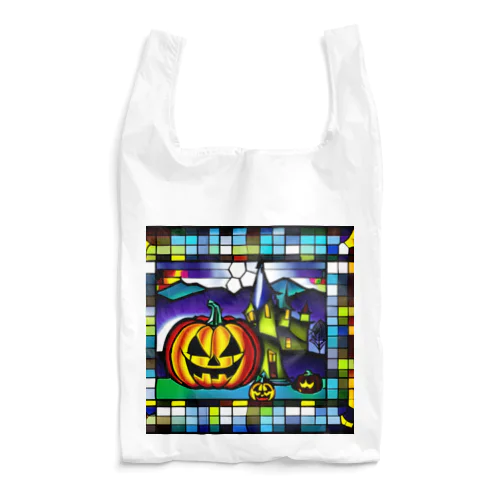 ハロウィン　ステンドグラス風 Reusable Bag