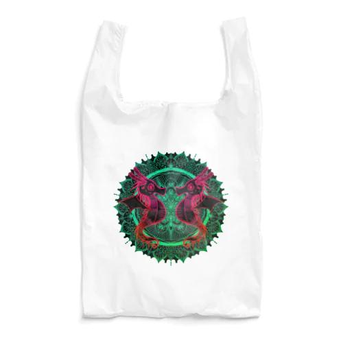 タツノオトシゴ 曼荼羅 Reusable Bag