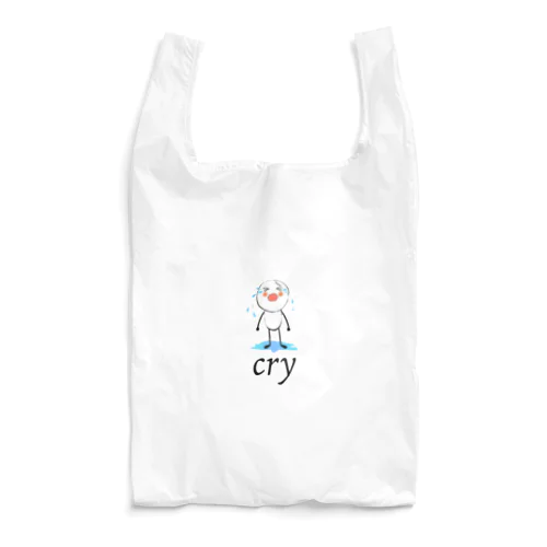 泣いている人 Reusable Bag