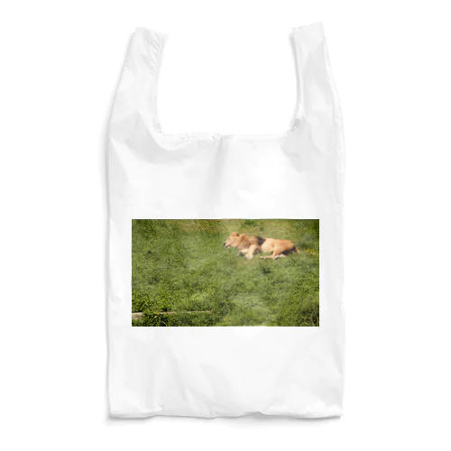 草原のライオン Reusable Bag