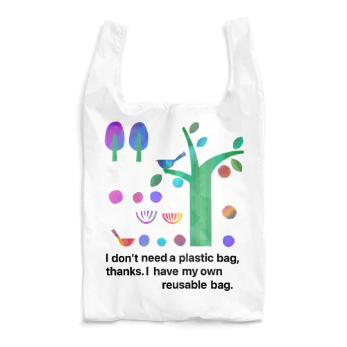 エコバッグ持っています♪ Reusable Bag