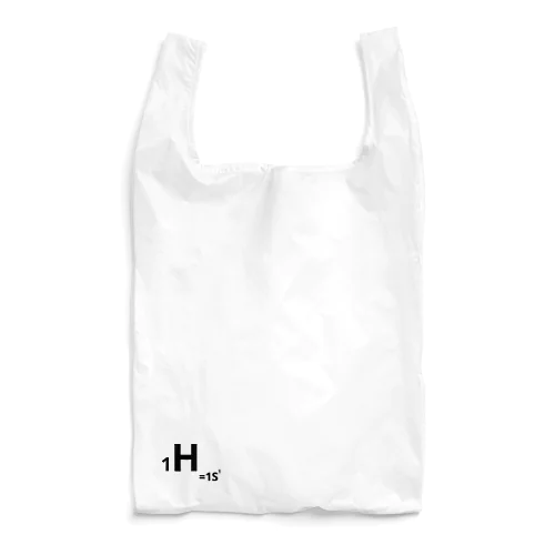 1.hydrogen(黒/表のみ) Reusable Bag