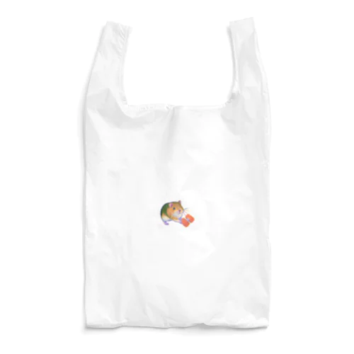 筋トレしているハムスター Reusable Bag