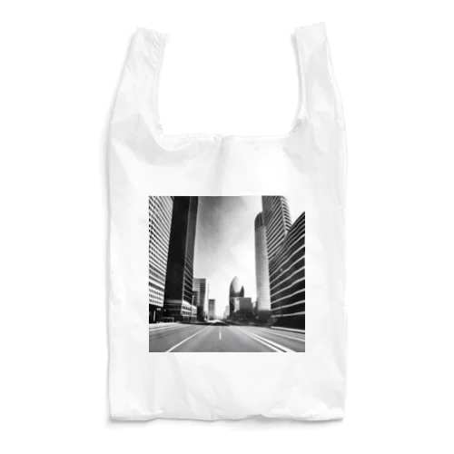 都市の鼓動：白黒で描くアーバンスケープ Reusable Bag