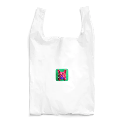 フレンチブルドッグのイラストグッズ Reusable Bag