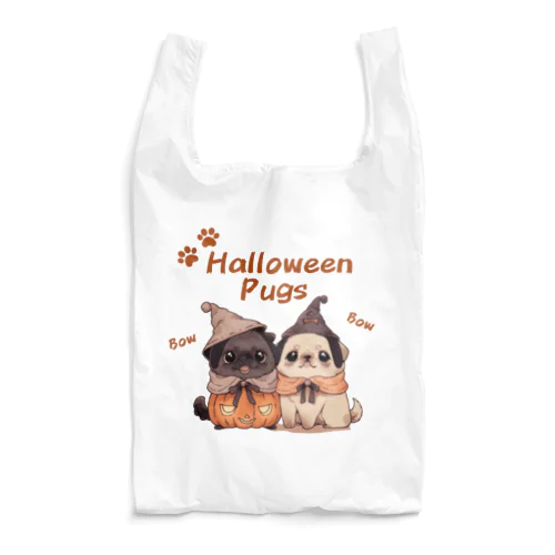 ゆるかおアニまるんズ（パグ）Halloween Pugs Reusable Bag