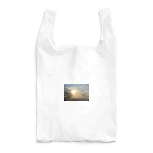 朝陽が昇る金色の朝 Reusable Bag