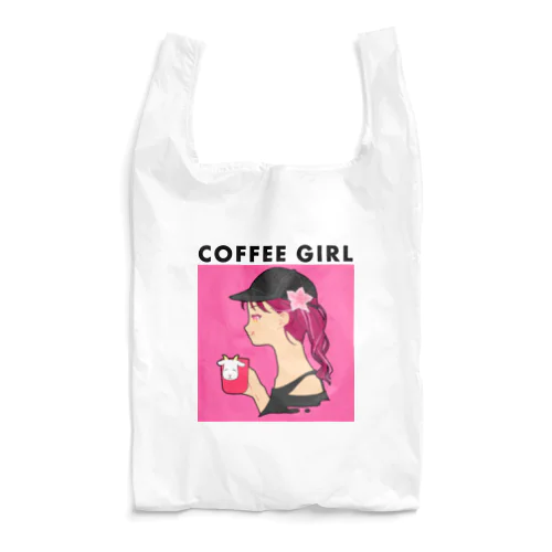 Coffee Girl ツツジ (コーヒーガール ツツジ) エコバッグ