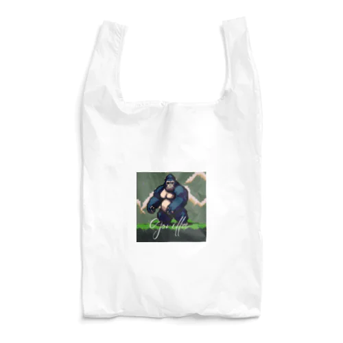 ドット絵のゴリラ Reusable Bag