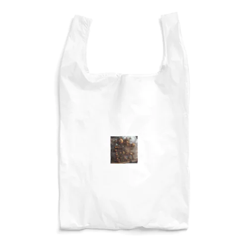 スチームパンクのロボット工場 Reusable Bag