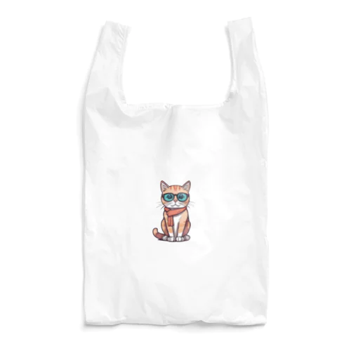 メガネ猫∥ Reusable Bag