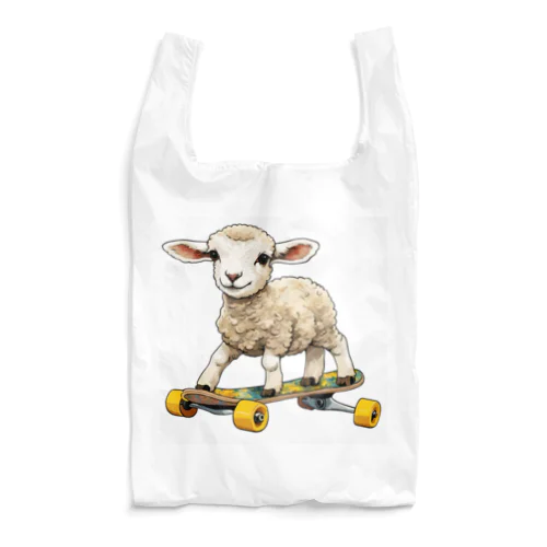 ボードのり羊 Reusable Bag