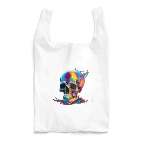 幻想的なドクロ Reusable Bag