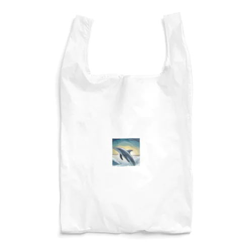 iruka　海を飛び跳ねるイルカ Reusable Bag