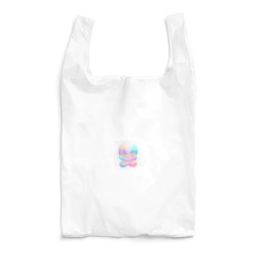 可愛いカラフルスカルグッズ Reusable Bag