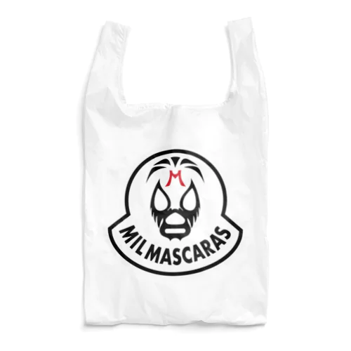 MIL MASCARAS-ミル・マスカラス ワッペン型ロゴ Reusable Bag