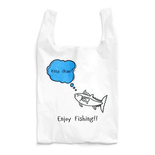 釣りを楽しもう！ Reusable Bag