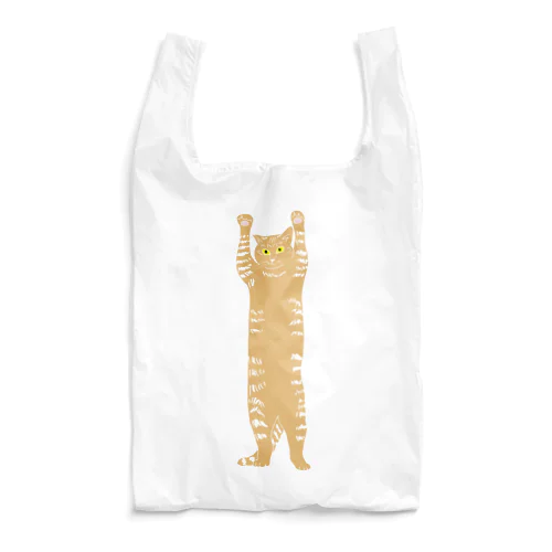 バンザイ猫　クリア Reusable Bag