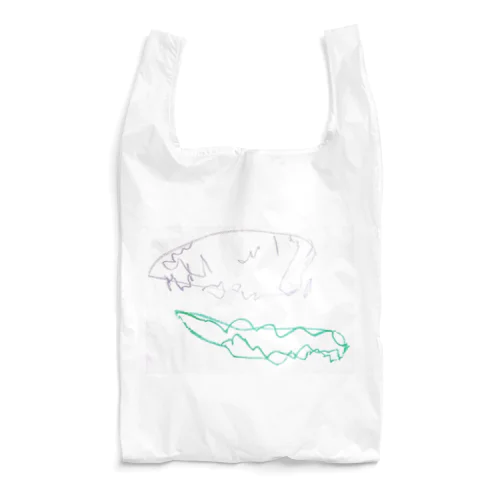 サメときょうりゅう？？ Reusable Bag
