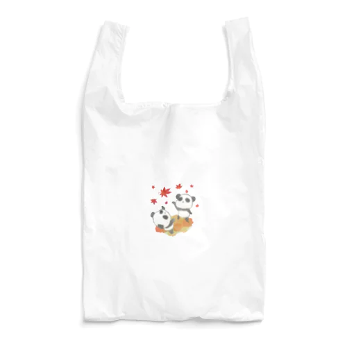 秋をたのしむパンダ Reusable Bag