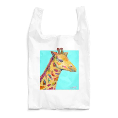 Giraffe 2 [Blue] エコバッグ