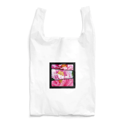 牡丹柄Tシャツ Reusable Bag