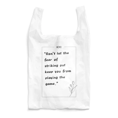 motivation words Reusable Bag