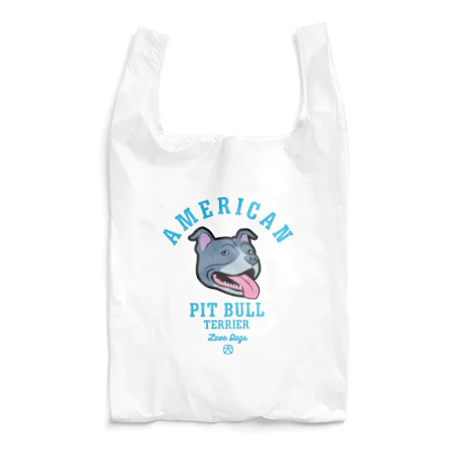 Love❤️Dogs（アメリカンピットブルテリア・青鼻） Reusable Bag