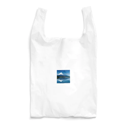 湖に反射する富士山 Reusable Bag