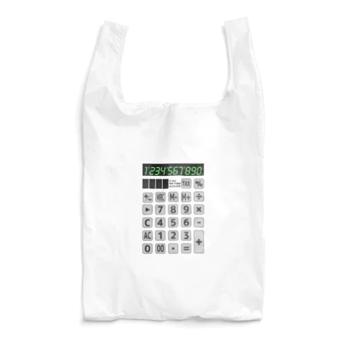 電卓 Calculator Reusable Bag