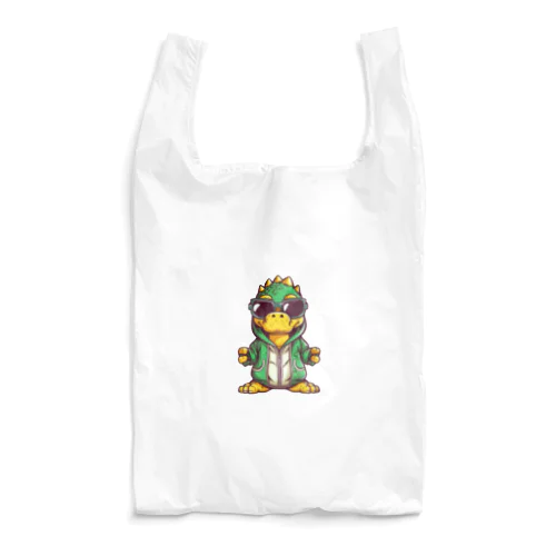 パーカーを着たワニ Reusable Bag