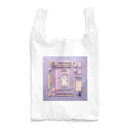 文房具大好き❤薄紫02 Reusable Bag