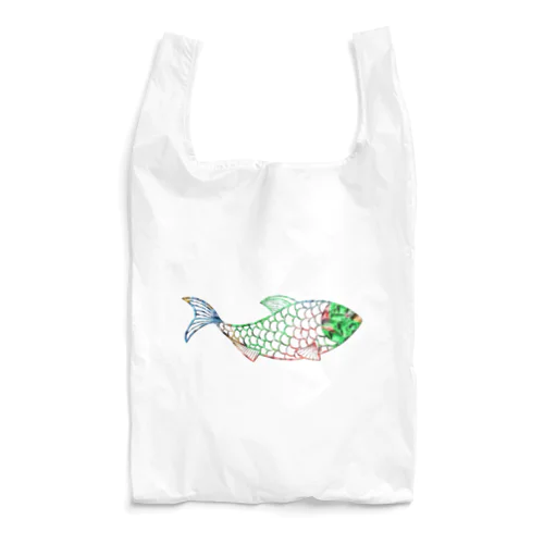 魚　water drop Reusable Bag