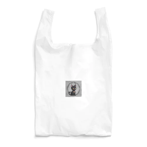 かわいい黒猫 Reusable Bag