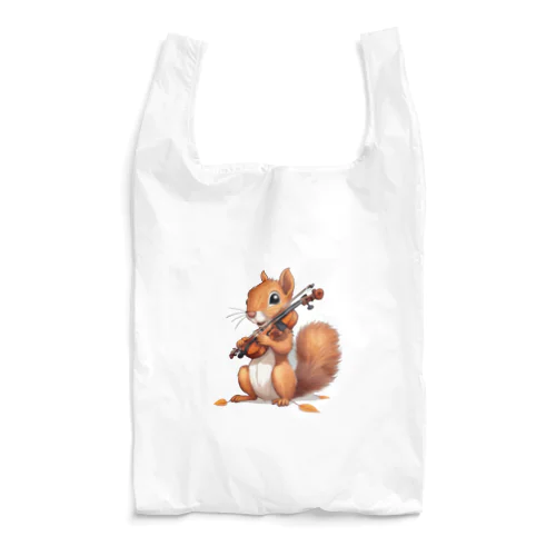 バイオリンを奏でるリス Reusable Bag