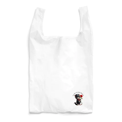 黒猫(ソックス) Reusable Bag