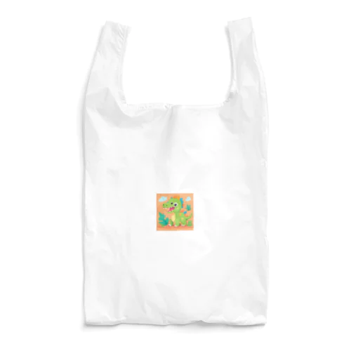 かわいい恐竜のイラストグッズ Reusable Bag
