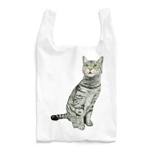 キジトラ猫ちゃん文字ナシ Reusable Bag