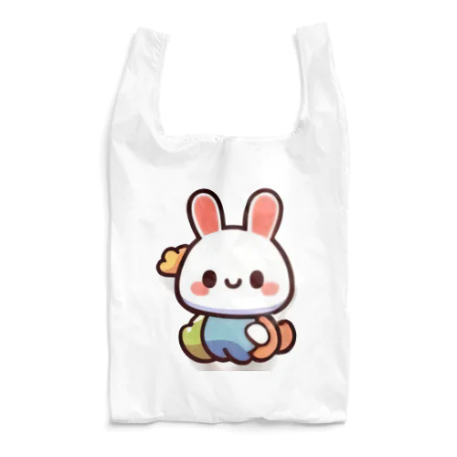 ふわふわうさぎのおやすみグッズ Reusable Bag