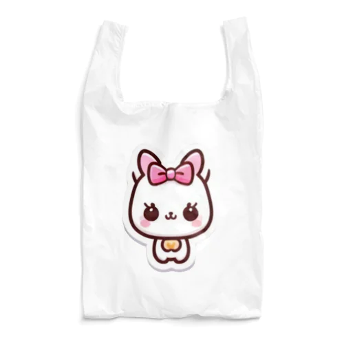 癒しの白猫グッズ～あなたの心にふれる白い天使～ Reusable Bag