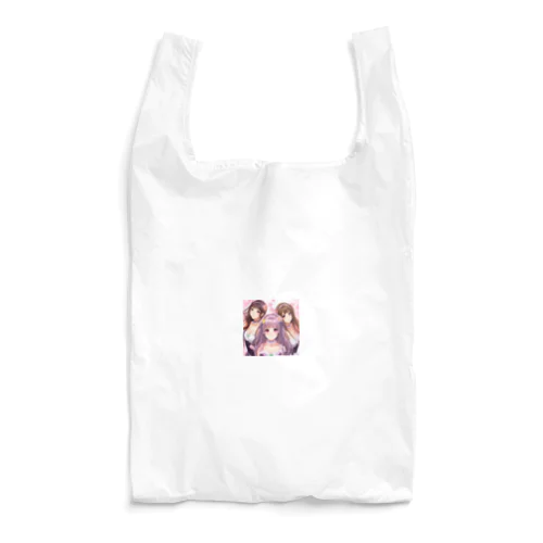 かわいいアイドルグループ美少女 Reusable Bag