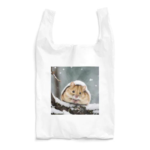 雪の中のヤマネ Reusable Bag