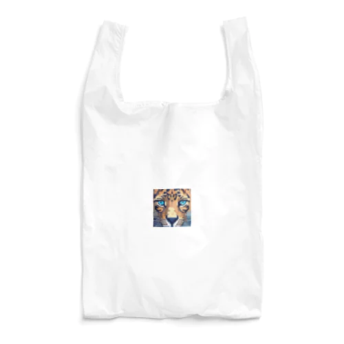 ヒョウピクセルアート Reusable Bag