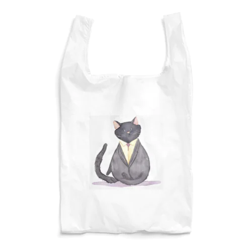 スーツ猫 Reusable Bag