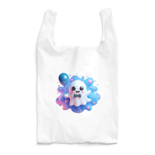 可愛いおばけ『ケケ』くん Reusable Bag