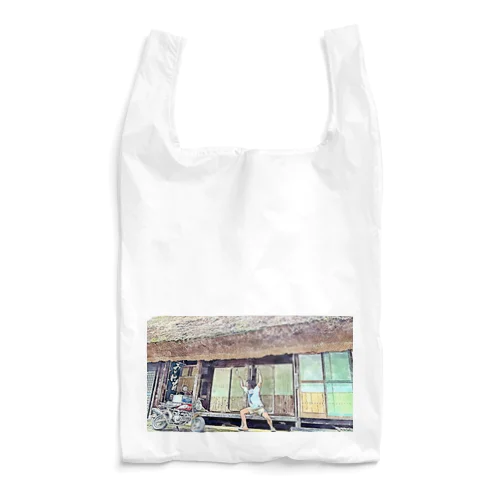 バイクに威嚇する男 Reusable Bag