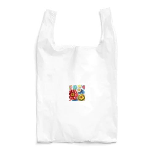 フラワー3D風 Reusable Bag