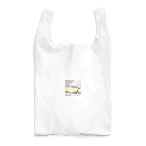 人気！水彩画風スポーツカー Reusable Bag