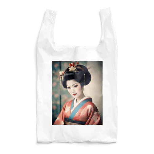 Japanese Courtesan Bloom Tee ”Geisha” エコバッグ